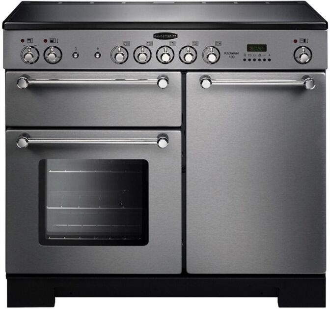 Rangemaster KCH100ECSS/C Kitchener 100 Electric Ceramic Range Cooker Stainless Steel