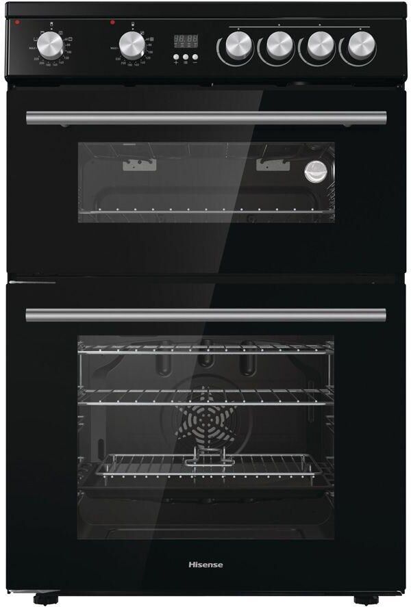 HISENSE HDE3211BBUK 60 cm Electric Ceramic Cooker - Black, Black