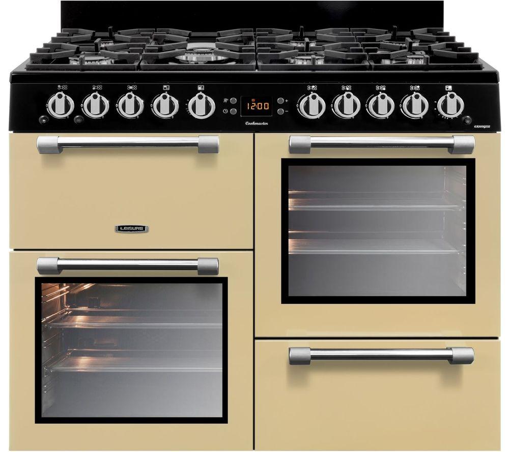 LEISURE Cookmaster CK100G232C 100 cm Gas Range Cooker - Cream, Cream