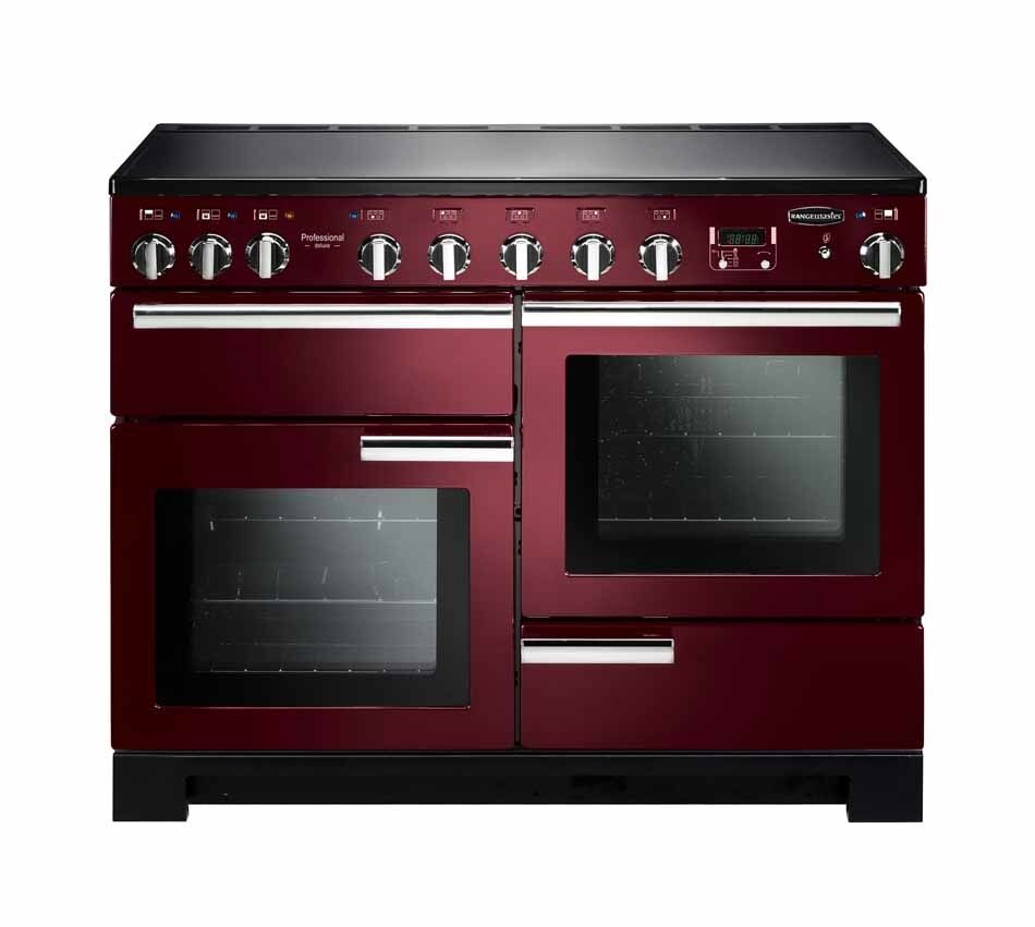 Rangemaster PDL110EICY/C Professional Deluxe 110 Induction Cranberry 110cm Range Cooker
