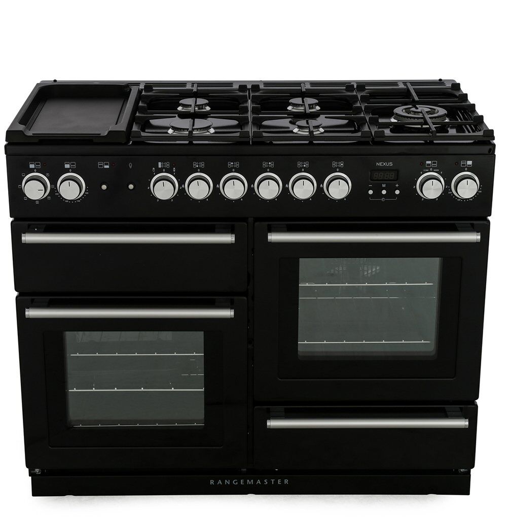 Rangemaster NEX110DFFBL/C Nexus Black 110cm Dual Fuel Range Cooker