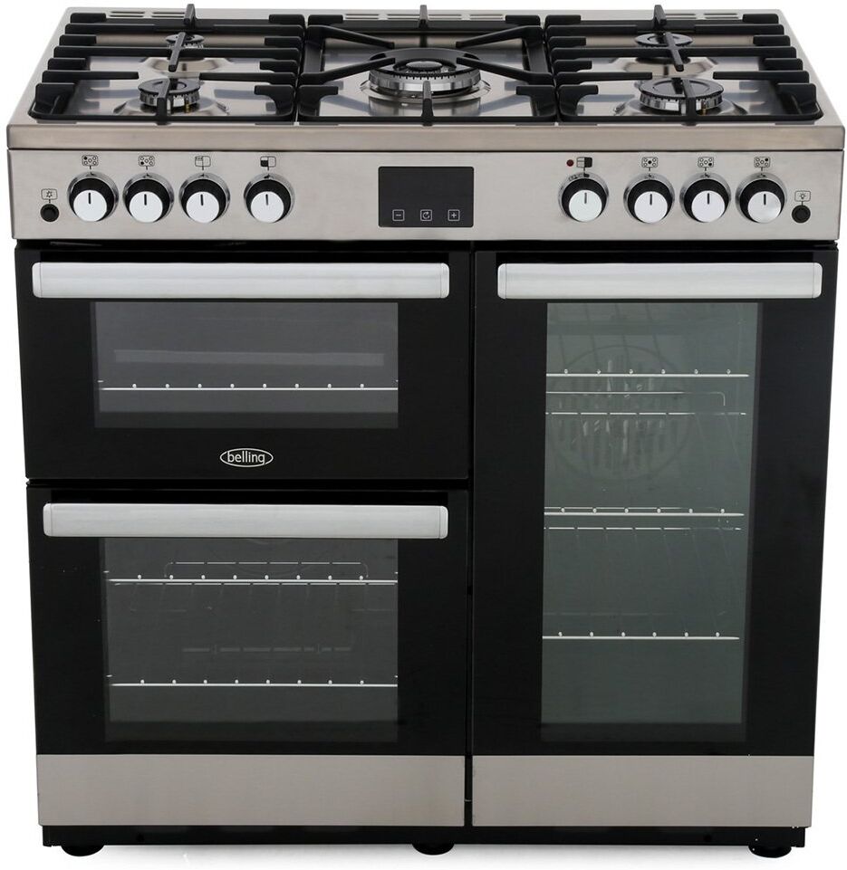 Belling Cookcentre 90G Stainless Steel 90cm Gas Range Cooker