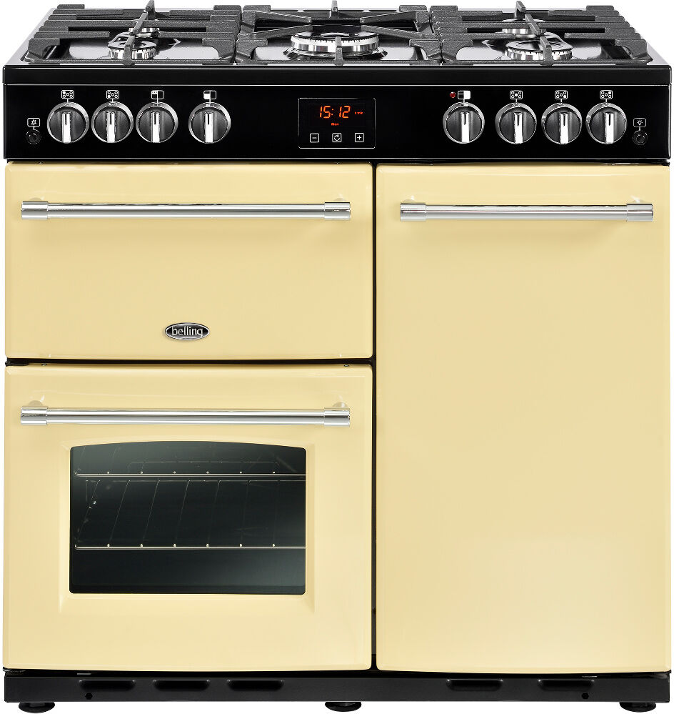 Belling Farmhouse 90G Cream 90cm Gas Range Cooker