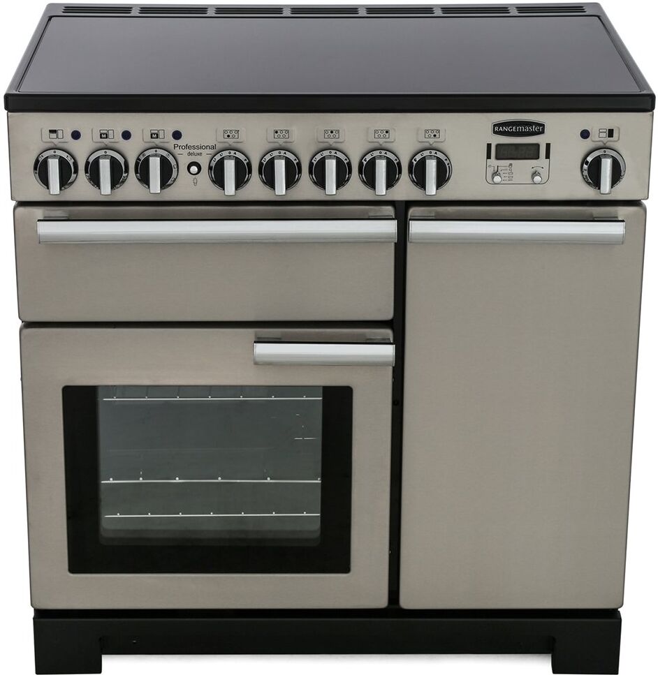 Rangemaster PDL90EISS/C Professional Deluxe Stainless Steel 90cm Induction Range Cooker