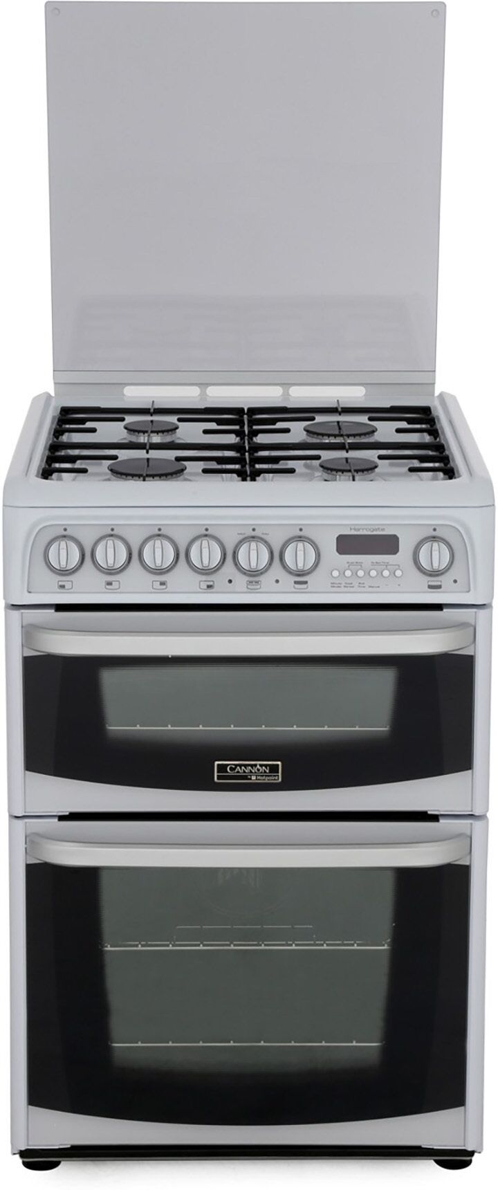 Cannon CH60DHWF Dual Fuel Cooker with Double Oven - White