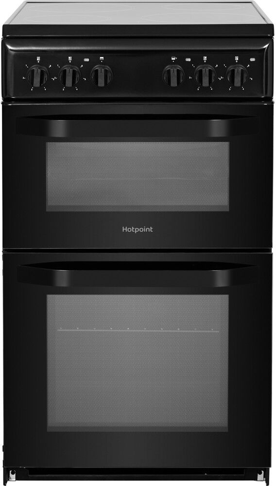 Hotpoint HD5V92KCW/UK Ceramic Electric Cooker Separate Grill - Black