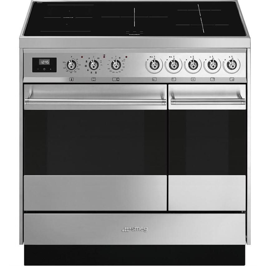 Smeg Symphony SY92IPX9 90cm Electric Induction Range Cooker