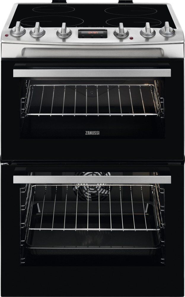 Zanussi ZCI66250XA Induction Electric Cooker with Double Oven