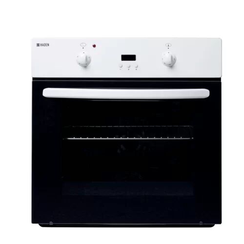 HADEN Built-in Fan with Programmable LED Timer 60cm Electric Single Wall Oven HADEN Colour: White  - Size: 27cm H X 25cm W X 18cm D