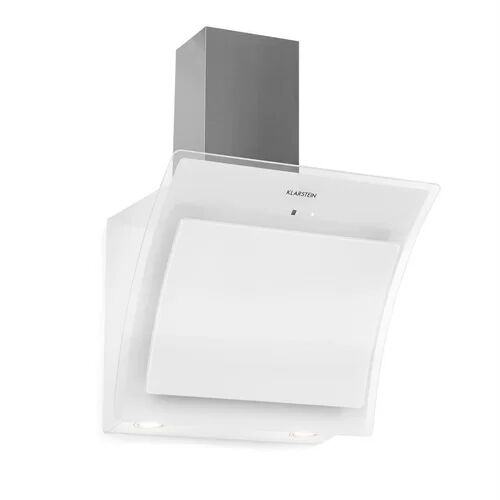 Klarstein Sabia 60cm Wall Mount Ducted Cooker Hood Klarstein Colour: White, Size: 50cm H x 60cm W x 45cm D  - Size: 121.92cm H x 40.64cm W x 3.81cm D