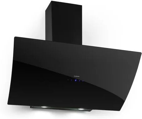 Klarstein Annabelle 90cm Ducted Wall Mount Cooker Hood Klarstein Colour: Black  - Size: 100cm H X 240cm W X 80cm D