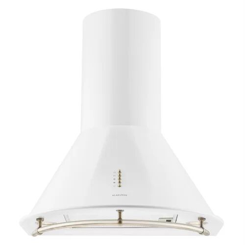 Klarstein Lumio Prima 60cm Island Cooker Hood Klarstein Colour: White  - Size: 50 x 50cm