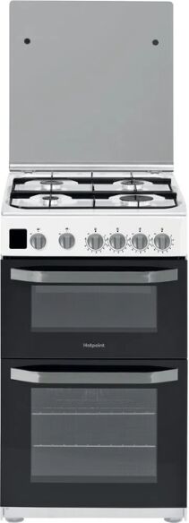 Hotpoint Hd5g00ccw Gas Cooker With Full Width Gas Grill