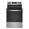 Whirlpool 30 in. 5.3 cu. ft. 4-Burner Electric Range in Stainless Steel with Storage Drawer