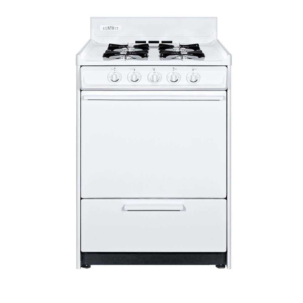 Summit Appliance 24 in. 2.92 cu. ft. LP Gas Range in White