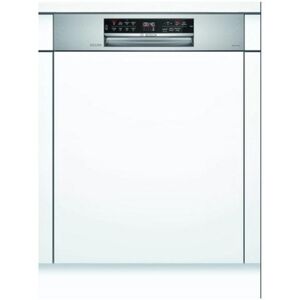 Bosch teilintegrierbarer Geschirrspüler, SBI4HCS48E, 9,5 l silberfarben