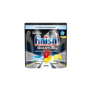 FINISH_Powerball Quantum Ultimate opvaskemaskine sikre kapsler Lemon 30 stk.