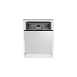 Beko BDIT38530D, Fuldt indbygget, Fuld størrelse (60 cm), LCD, 16 kuverter, B, 42 dB