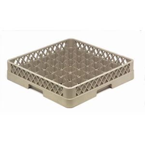 GGM GASTRO - Panier à verres - Rack-Master - 500x500mm - 49 compartiments - 63x63mm Beige