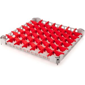 GGM GASTRO - Rehausse pour panier à verres - 500x500mm - 49 compartiments