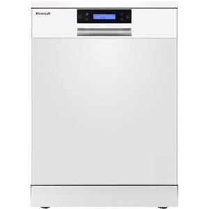 Brandt Lave-vaisselle pose libre  LVC144IW 14 couverts Induction L60cm 44dB Blanc - Publicité