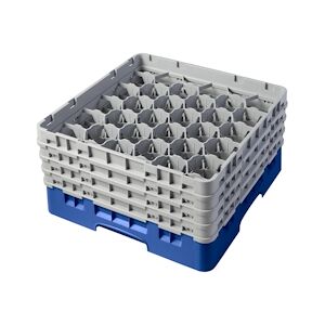 CAMBRO - 30S800-168 - Casiers de lavage 30 comp. 4 alturas - 7,84 cm Ø máx. - Haut max 21,7 cm - 50 x 50 x 26,7 cm - Bleu