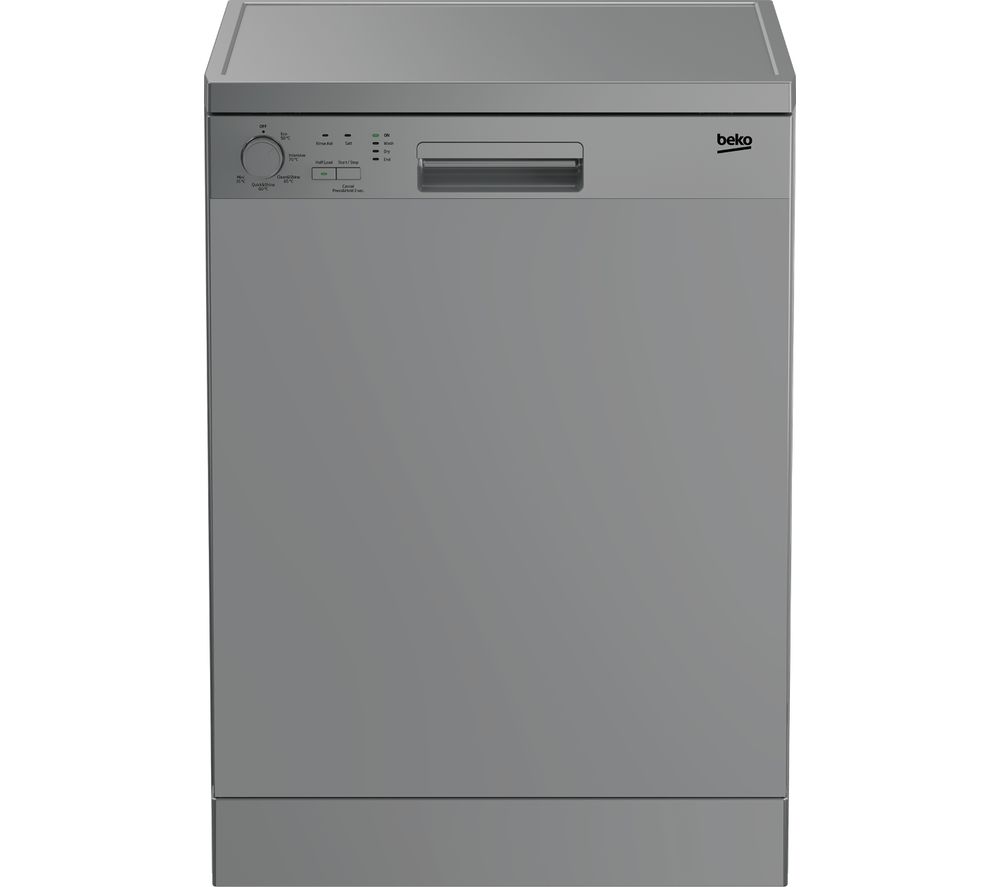 Beko DFN05320S Full-size Dishwasher - Silver, Silver