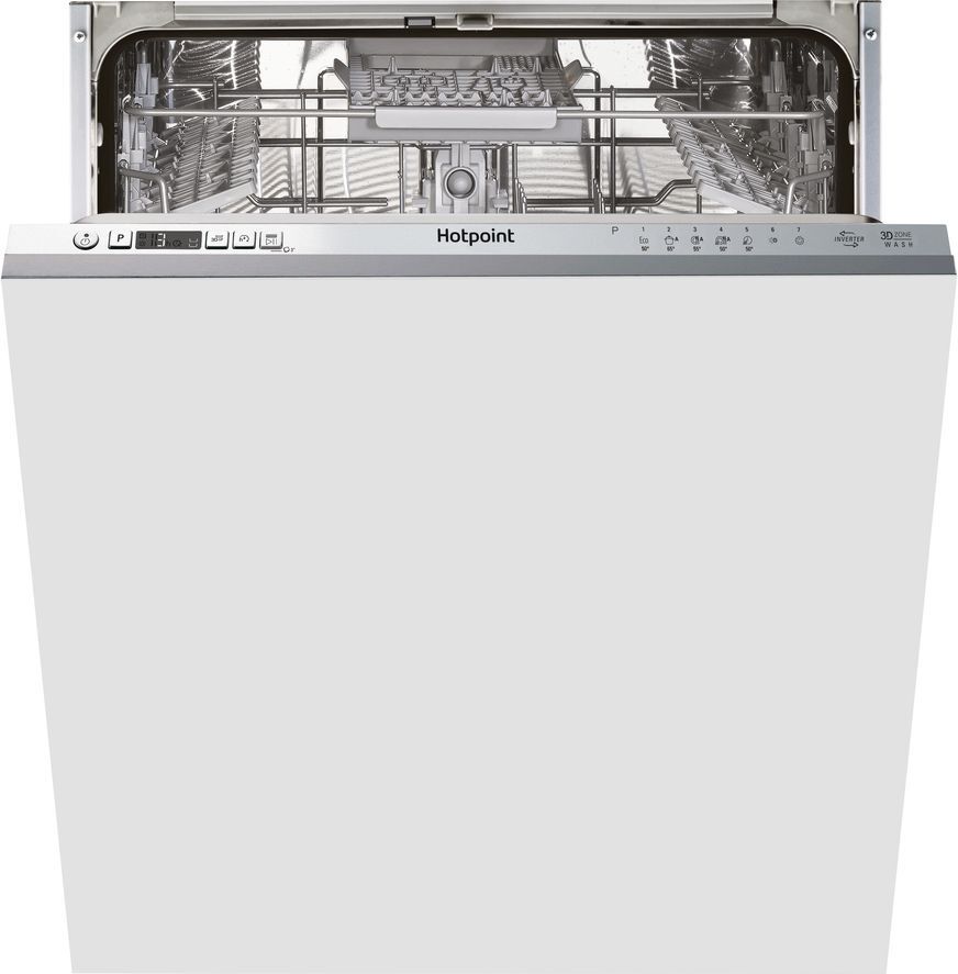 Hotpoint HIC 3C33 CWE UK Full-size Fully Integrated Dishwasher