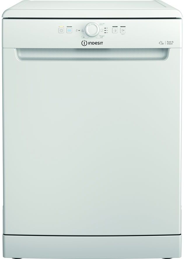 Indesit DFE 1B19 UK Full-size Dishwasher - White, White