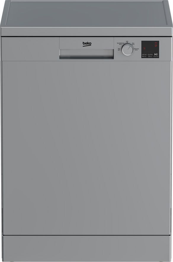 Beko DVN04X20S Full-size Dishwasher - Silver, Silver