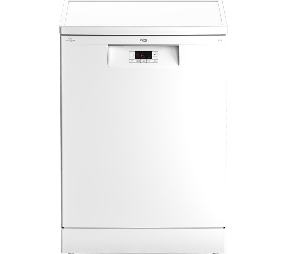 Beko Pro BDFN15420W Full-size Dishwasher - White, White