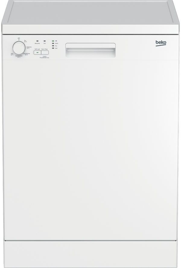 Beko DFN05320W Full-size Dishwasher - White, White