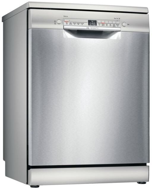 Bosch SMS2ITI41G 60cm Freestanding Dishwasher Silver Inox