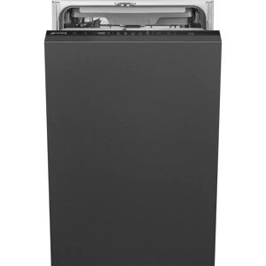 Ⓜ️🔵🔵🔵 Smeg ST4523IN - Lavastoviglie 45 cm, incasso a scomparsa totale, Nero, Nuova clas