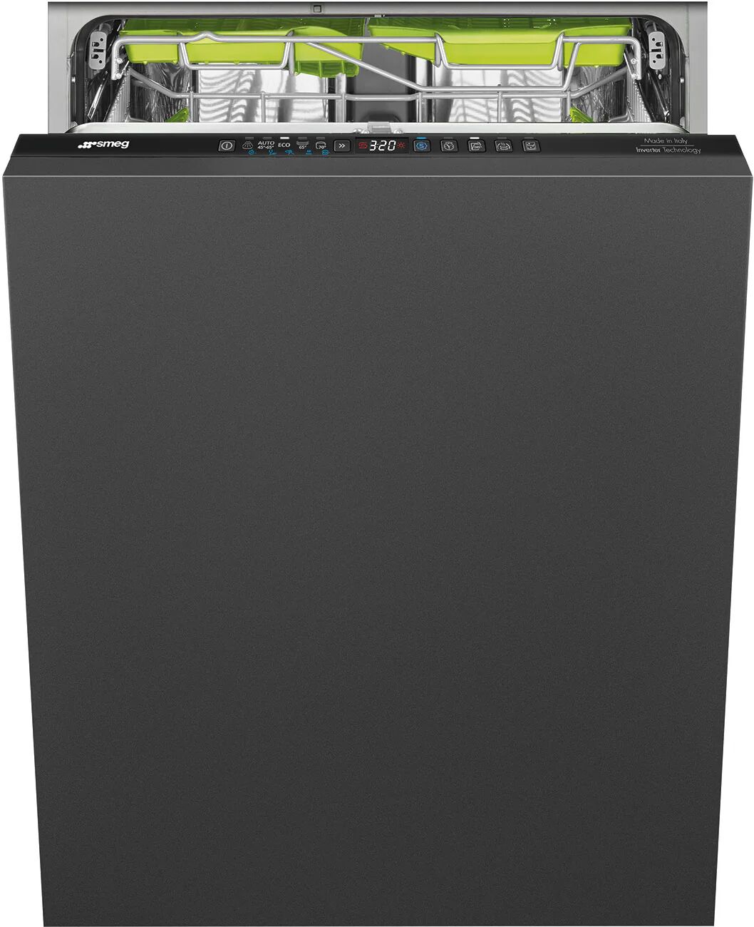 Ⓜ️🔵🔵🔵 Smeg ST352AL - Lavastoviglie a scomparsa totale, incasso, 13 coperti, 60 cm, NERA