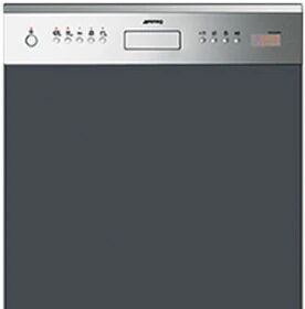 SMEG PL323X - Lavastoviglie con frontalino a vista, 60 cm. Classe A++