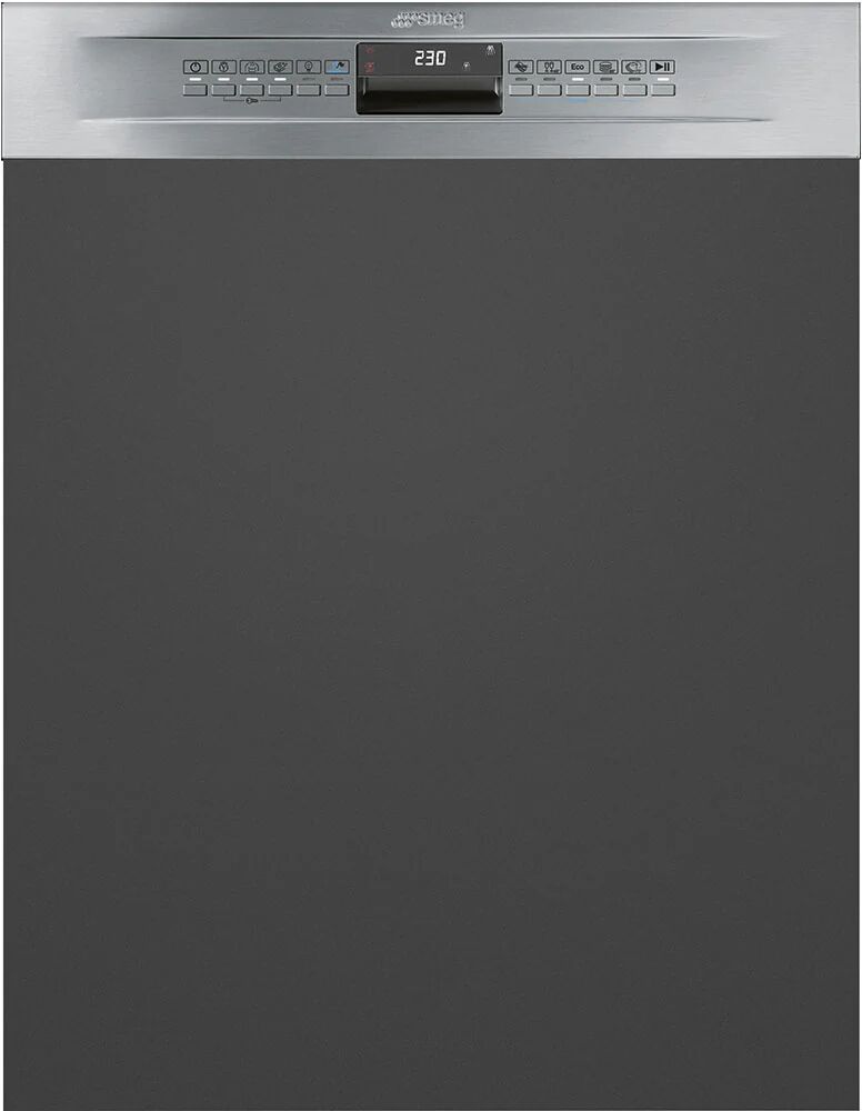 Ⓜ️🔵🔵🔵👌 Smeg PL5335X - Lavastoviglie, incasso, parzialmente integrata, inox antimpron