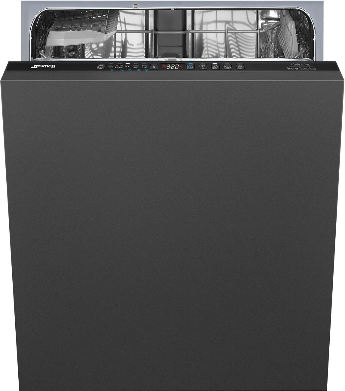 Ⓜ️🔵🔵🔵 Smeg ST273CL - Lavastoviglie incasso a scomparsa totale, NERA, 13 coperti, Nuova