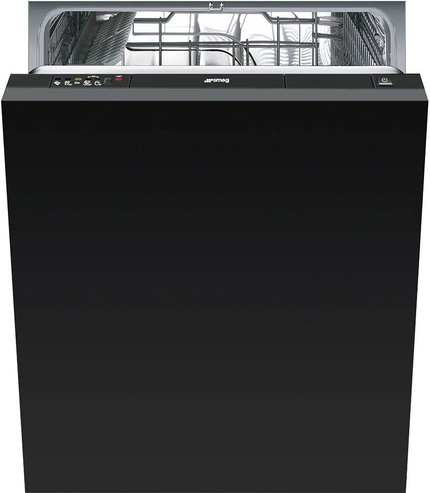 SMEG STE521 - Lavastoviglie a scomparsa totale, 12 coperti, 60 cm, nera, classe A+