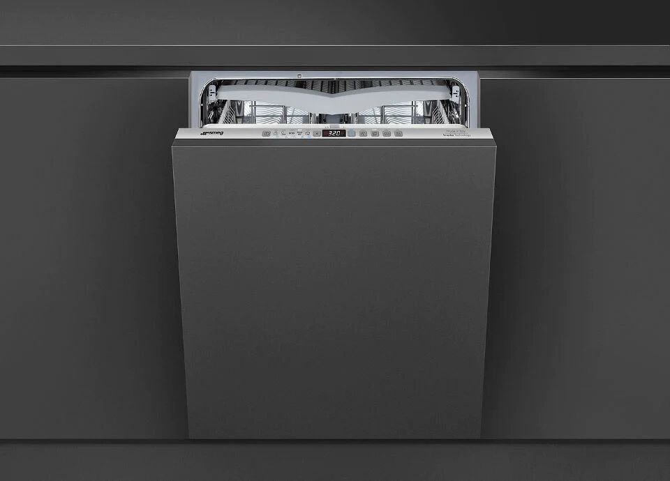 Ⓜ️🔵🔵🔵 Smeg ST382C - Lavastoviglie incasso a scomparsa totale, Nero, 13 coperti, Nuova c