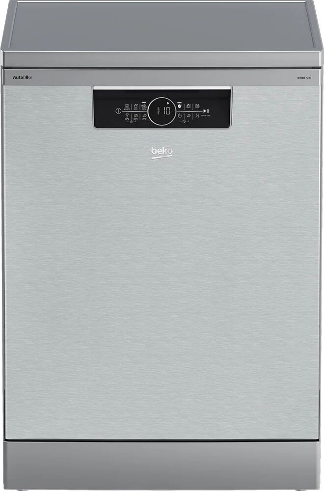 Beko Lavastoviglie AutoDose bPRO500 BDFN36640XA, Classe C, 16 coperti, Inox, Terzo cestello