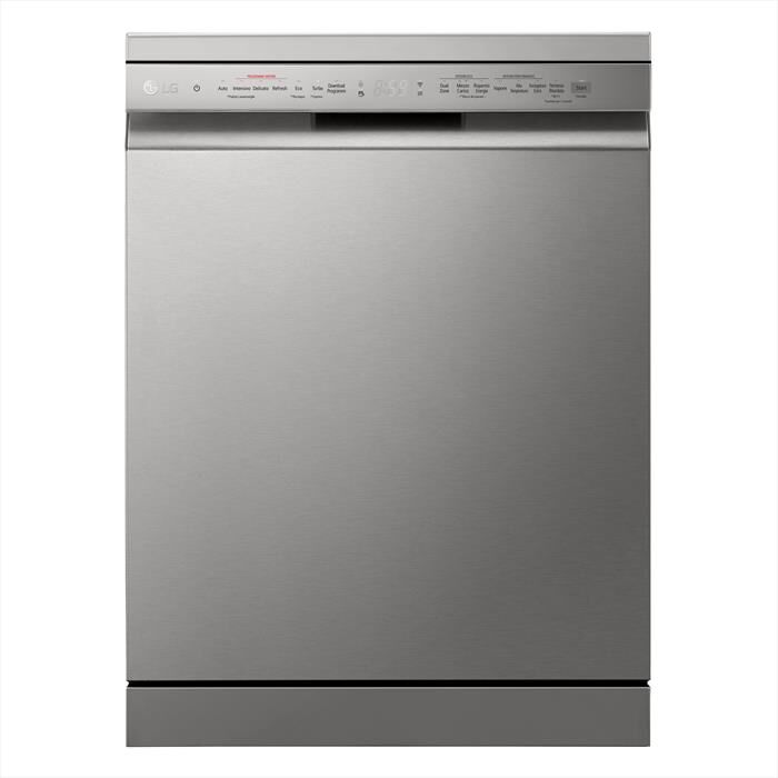 LG Lavastoviglie Quadwash Df242fps Classe D 14 Copert-platinum Silver