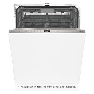 Hisense HV643D90UK 16 Places Fully Integrated Dishwasher Silver with Foldable bottom plate baskets [Energy Class D]
