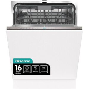 HISENSE HV643D60UK Full-size Fully Integrated Dishwasher, White