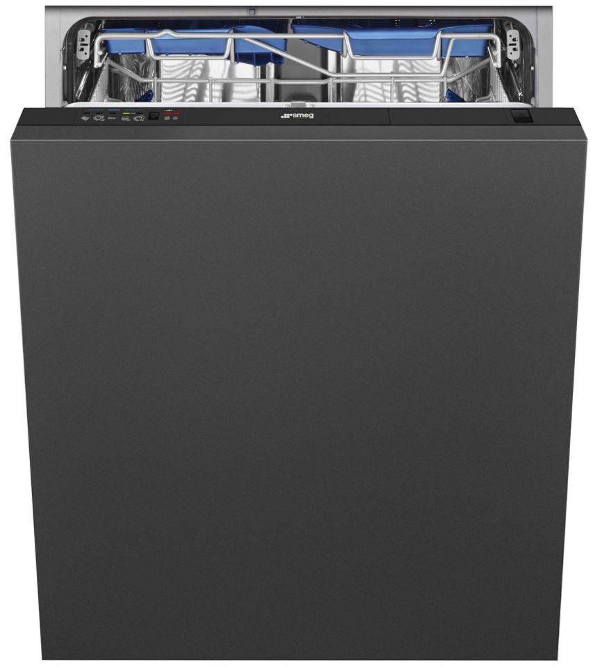 Smeg DI13EF2 Built In Fully Integrated Dishwasher - Black