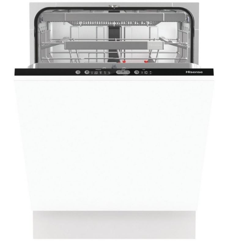 Hisense HV671C60UK Built In Fully Integrated Dishwasher - Black