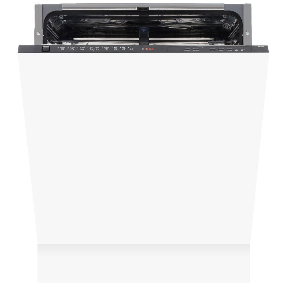CDA WC371 Built In Fully Integrated Dishwasher - Black