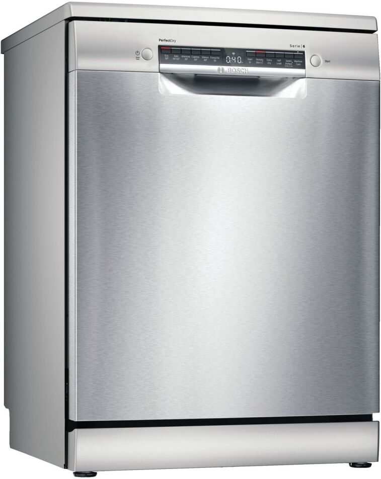 Bosch SMS6ZCI00G 60cm Series 6 Perfect Dry Freestanding Dishwasher - SILVER