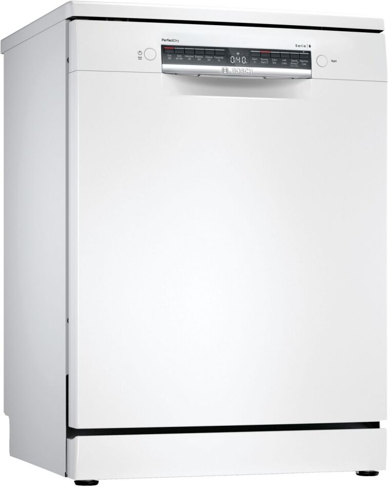 Bosch SMS6ZCW00G 60cm Series 6 Perfect Dry Freestanding Dishwasher - WHITE