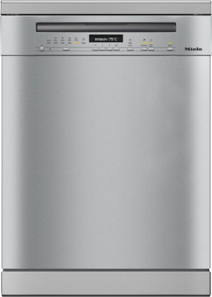 Miele G7110SCCLST CleanSteel 60cm Freestanding Autodos PowerDisk Dishwasher - STAINLESS STEEL